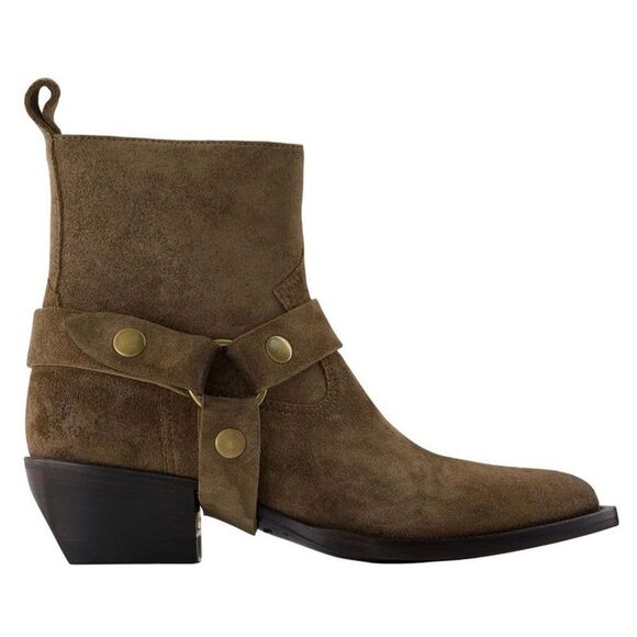 Golden Goose Women green | khaki Boots - Picture 1 of 2